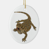 Gedekte draak keramisch ornament (Rechts)