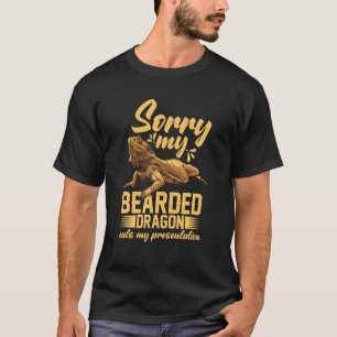 Gedekte draak Mijn gedekte draak eet Mijn voorgepr T-shirt