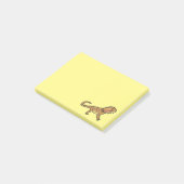 Gedekte draak post-it® notes (Schuin)