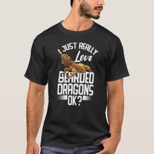 Gedekte draak waar ik echt van gedekte draken hou t-shirt