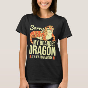 Gedekte Dragon Reptiel T-shirt