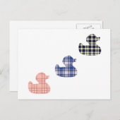 Gedekte eenden briefkaart (Voorkant / Achterkant)