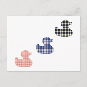 Gedekte eenden briefkaart