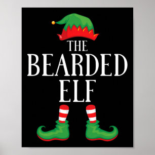 Gedekte Elf Matching Group Xmas Funny Family Chris Poster
