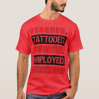 Gedekte gediplomeerde geschoolde werknemers Funny T-shirt