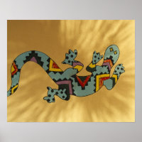 Gedekte gekko hagedis op de muur, Tucson, Arizona,