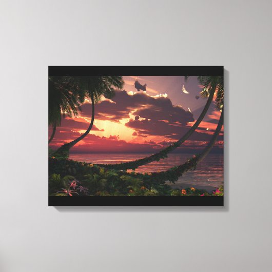 Gedekte hemel canvas afdruk (Voorkant)