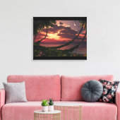 Gedekte hemel canvas afdruk (Insitu (Woonkamer))