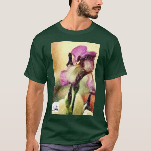 Gedekte Iris T-shirt (Voorkant)