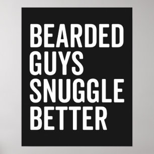 Gedekte jongens Snuggle Beter Funny Quote Poster