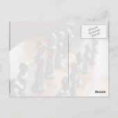 Gedekte kaasschaap, Antiek  kaasschaakman, in hout Briefkaart (Achterkant)