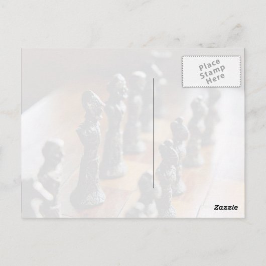 Gedekte kaasschaap, Antiek  kaasschaakman, in hout Briefkaart (Achterkant)