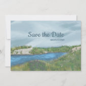 Gedekte kant slaat de datum op save the date (Voorkant)