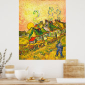 Gedekte katten in de zon (van Gogh) Poster (Keuken)
