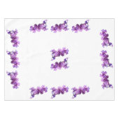 Gedekte Lilacs Tafelkleed (Voorkant (Horizontaal))