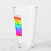 Gedekte regenboog glas (Links)