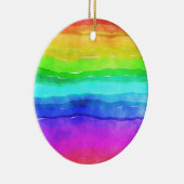 Gedekte regenboog keramisch ornament (Rechts)