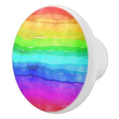 Gedekte regenboog keramische knop (Rechts)