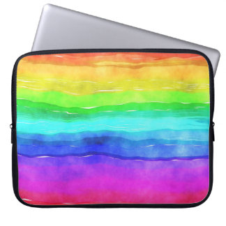 Gedekte regenboog laptop sleeve