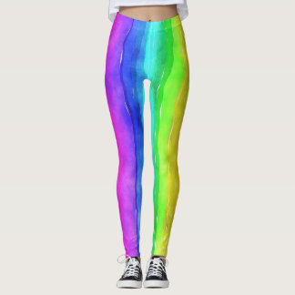 Gedekte regenboog leggings