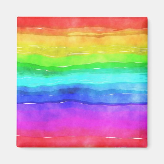 Gedekte regenboog magneet (Voorkant)