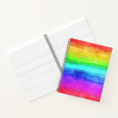 Gedekte regenboog notitieboek (Binnen)