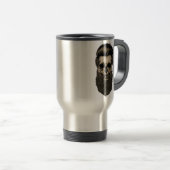 Gedekte schedel reisbeker (Voorkant rechts)