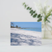 Gedekte strand briefkaart (Staand voorkant)