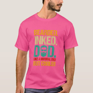 Gedekte vader als een normale vader, maar koeler v t-shirt