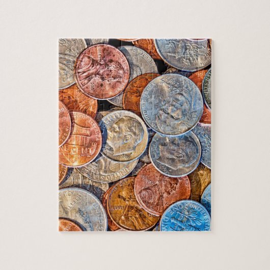 Gedekte valuta legpuzzel (Verticaal)