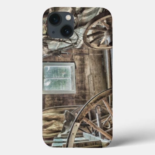 Gedekte wagen, houten wagon Case-Mate iPhone case (Achterkant)