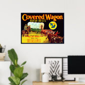 Gedekte Wagon Bartletts Poster (Thuiskantoor)