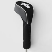 Gedekte wilde gans golfheadcover (Schuin)