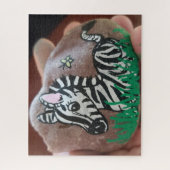 Gedekte Zebra Rock Legpuzzel (Verticaal)