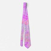 Gedemd Amethyst Raspberry vertrekt Monogram Wedden Stropdas (Achterkant)