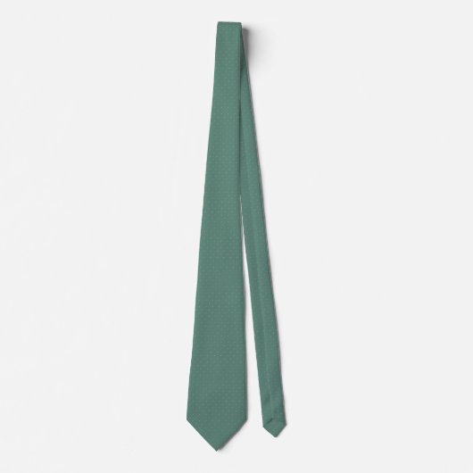 Gedempeld turquoise eenvoudig geometrisch patroon. stropdas (Voorkant)