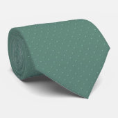 Gedempeld turquoise eenvoudig geometrisch patroon. stropdas (Opgerold)
