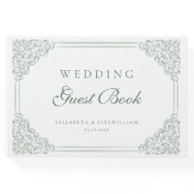 Gedempt groen   Bordered Lijst Wedding