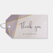 gedempt lijst cadeaulabel (Achterkant Horizontaal)