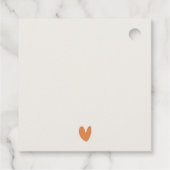 Gedempte aardse Waterverf Afrikaans Landschapsbrui Bedankjes Labels (Achterkant)