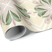 Gedempte Bloei Cadeaupapier (Rol Hoek)
