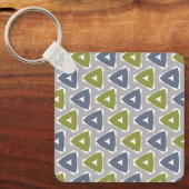 Gedempte Boho Driehoek Sleutelhanger (Voorkant)