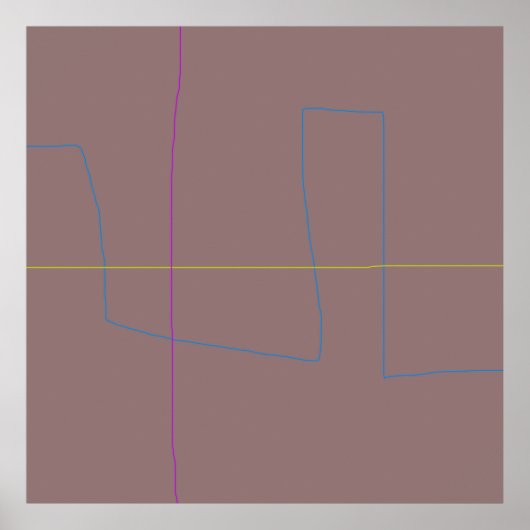 Gedempte bruine achtergrond poster (Voorkant)