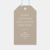 Gedempte elegantie - Calm Stone Gift Labels Cadeaulabel (Voorkant)