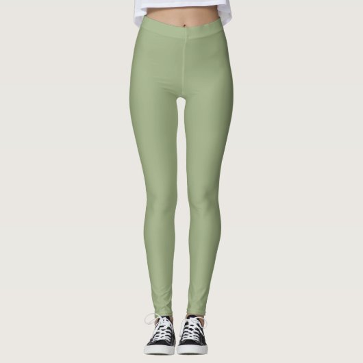 Gedempte elegantie - rustige wijze Leggings (Voorkant)