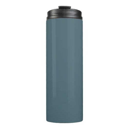 Gedempte elegantie - Slate Blue Thermosbeker (Voorkant)