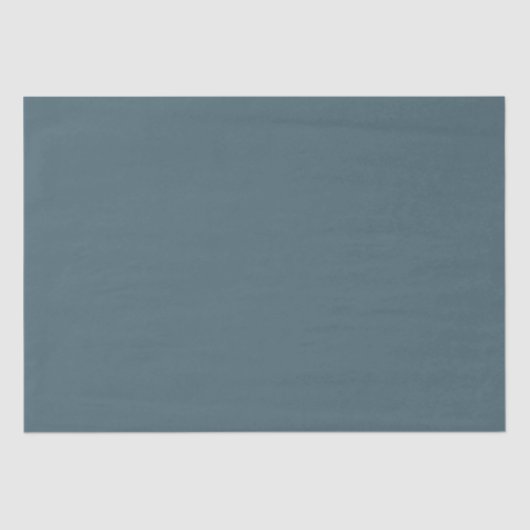 Gedempte elegantie - Solid Slate Blue Tissuepapier (Voorkant)