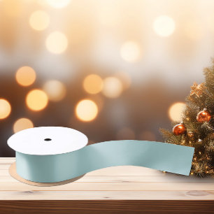 Gedempte Elegantie - Tranquil Turquoise Satijnen L Lint