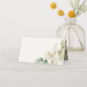 Gedempte groene bladeren bruiloft (Achterkant)