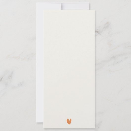 Gedempte Herfst Herfstlandschap Bruiloft Menu Kaar Kaart (Achterkant)